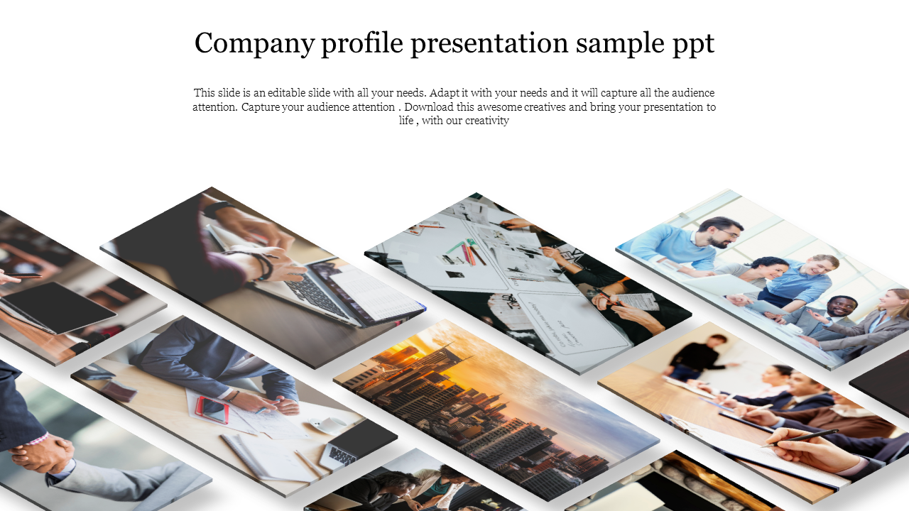 company profile presentation sample ppt